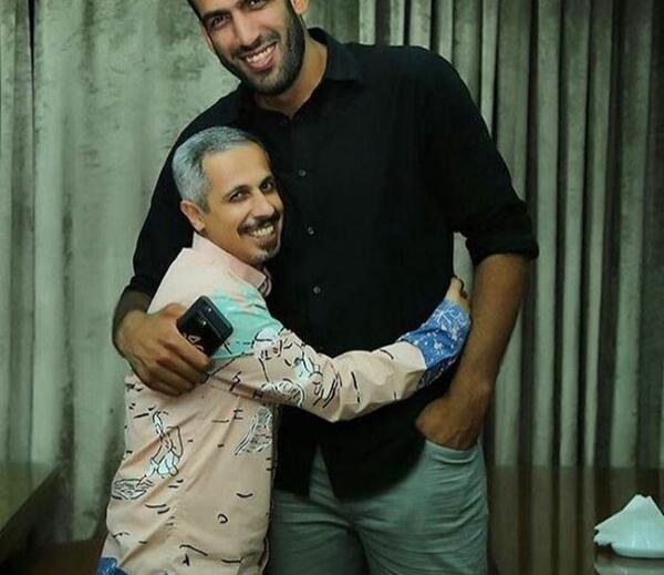عکس جواد رضویان خنده دار