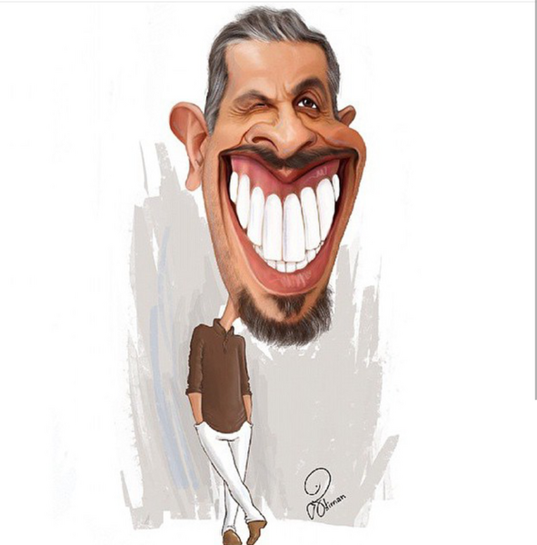 عکس جواد رضویان خنده دار