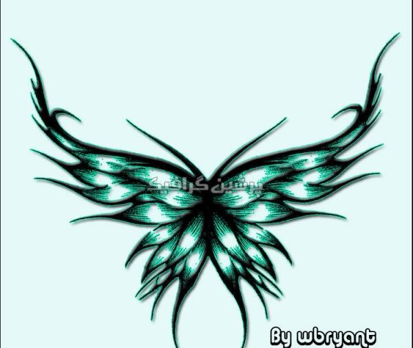 عکس پروانه گرافیکی