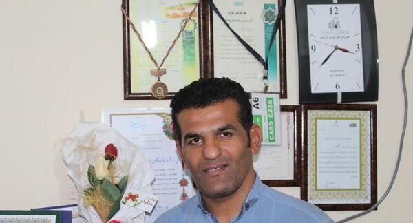 عکس داوود قنبری کشتی گیر