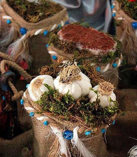 عکس سفره هفت سین روستایی