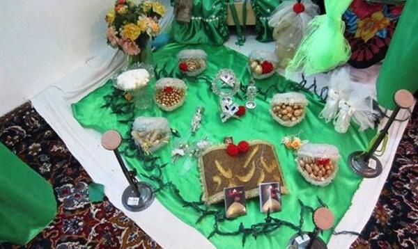 عکس سفره هفت سین روستایی
