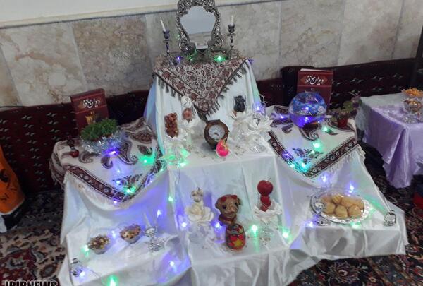 عکس سفره هفت سین روستایی