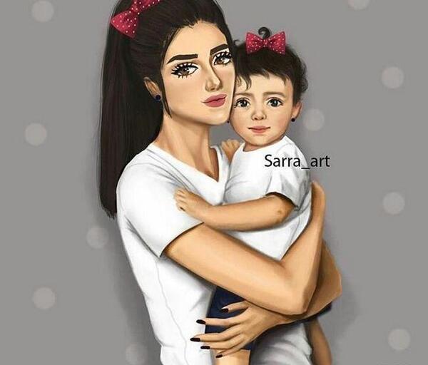 عکس فانتزی مادر دختری