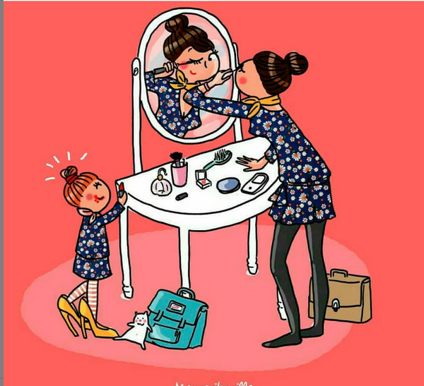 عکس فانتزی مادر دختری