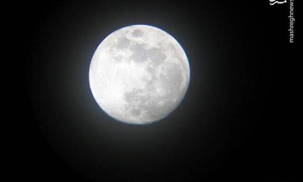 عکس ماه سفید