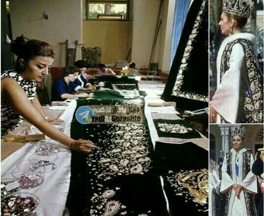 عکس لباس عروس فرح پهلوی