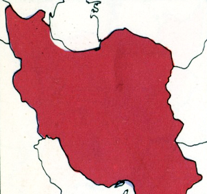 عکس مشکی نقشه ایران