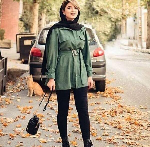 عکس مدل مانتو دخترانه اسپرت