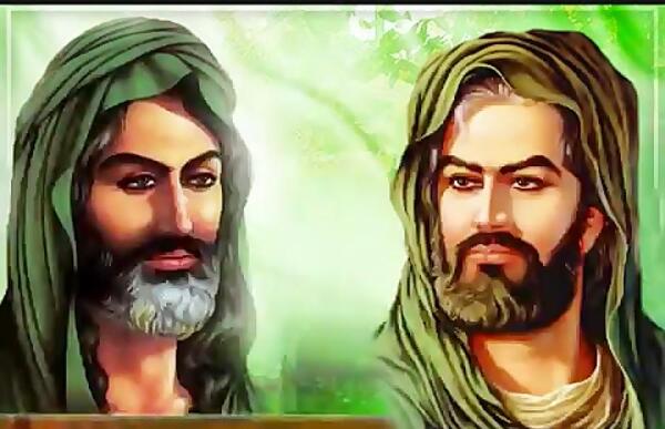 عکس امام حسین و امام حسن
