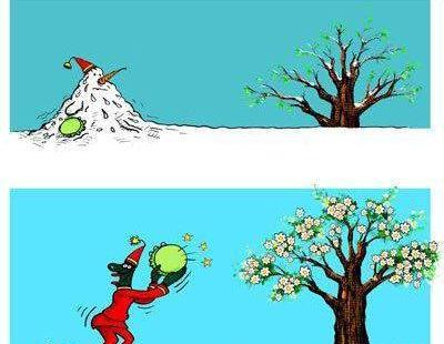 عکس بهار کارتونی