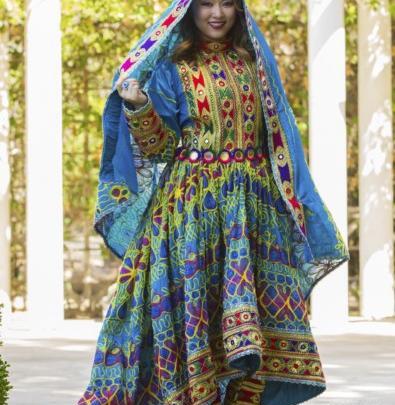 عکس لباس افغانی ساده