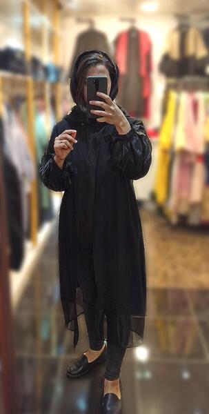 عکس مدل مانتو آستین پفی