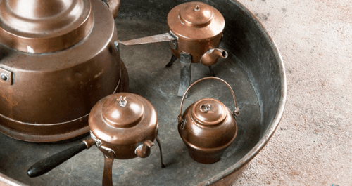 عکس ظرف مسی قدیمی