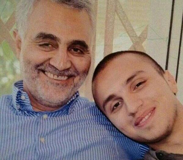عکس لبخند حاج قاسم