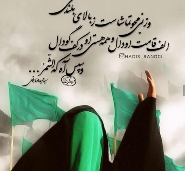 عکس نوشته شرمنده ام که از غم زینب نمرده ام