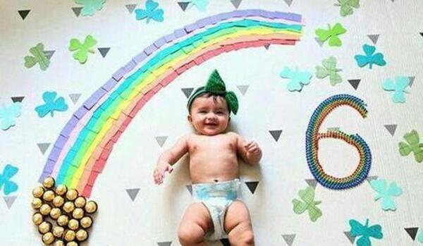عکس ایده های جدید برای ماهگرد نوزاد