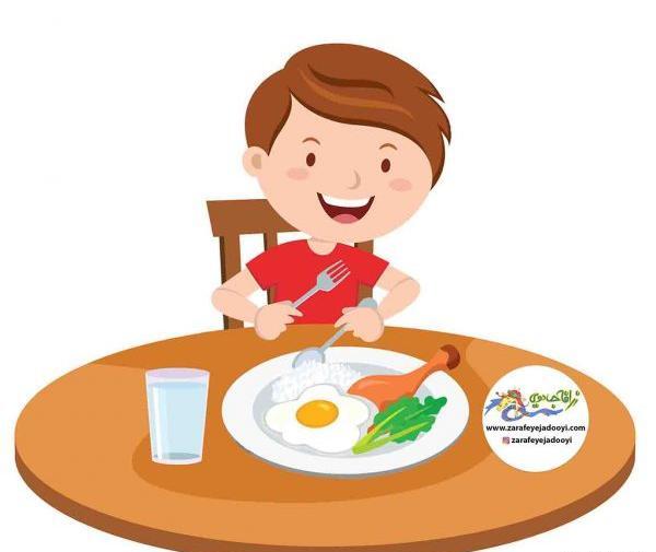 عکس فانتزی غذا خوردن
