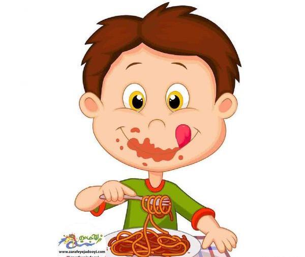 عکس فانتزی غذا خوردن