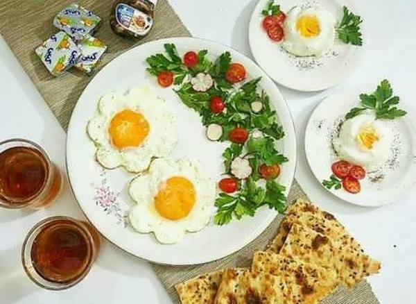 عکس ایده تزیین صبحانه