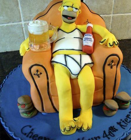 عکس کیک تولد سنگ دستشویی