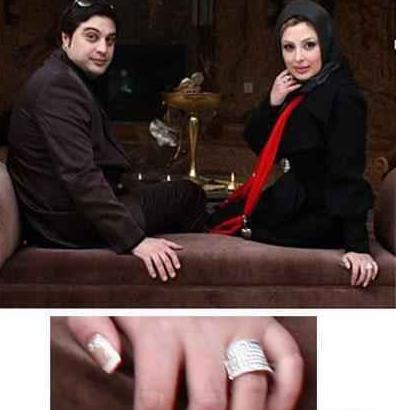 عکس حلقه ازدواج نیوشا ضیغمی