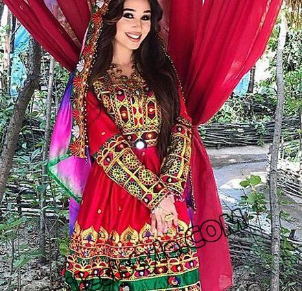 عکس شیک ترین لباس مجلسی افغانی