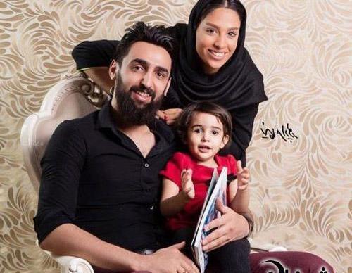 عکس پوریا فیاضی با همسرش