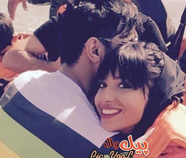 عکس پوریا فیاضی با همسرش