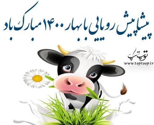 عکس سال نو مبارک گاو
