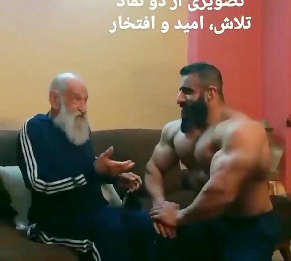 عکس جوانی خلیل عقاب