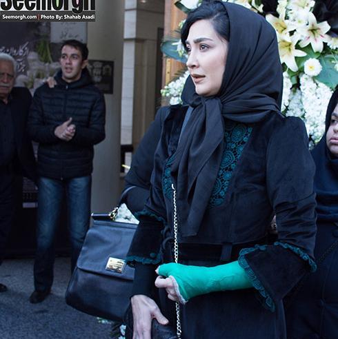 عکس های فوت پدر نیوشا ضیغمی