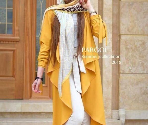 عکس مدل مانتو جدید دخترانه حریر