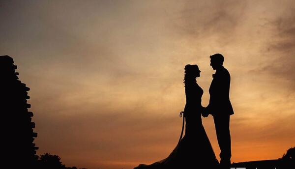 عکس عروس ضد نور