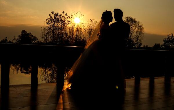 عکس عروس ضد نور