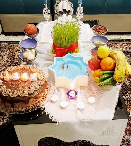 عکس سفره هفت سین تو خونه