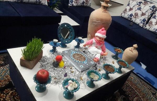 عکس سفره هفت سین تو خونه