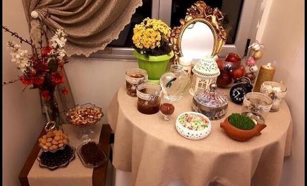عکس سفره هفت سین تو خونه