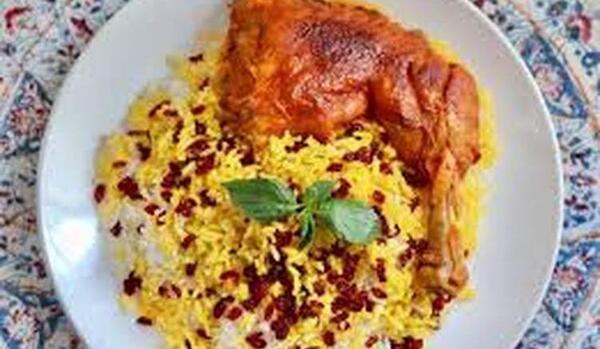 عکسهای تزیین زرشک پلو با مرغ
