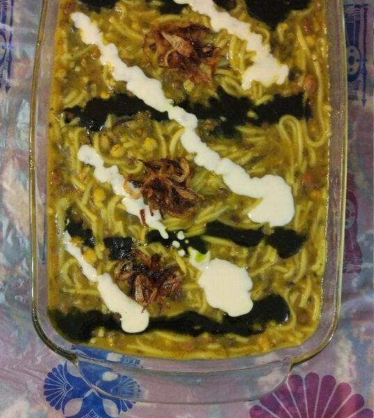 عکس آش رشته سیزده بدر