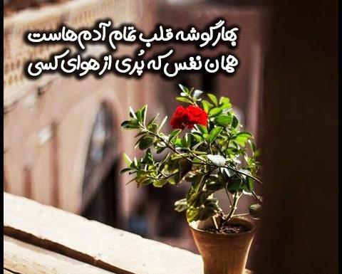 عکس نوشته هوای بهاری