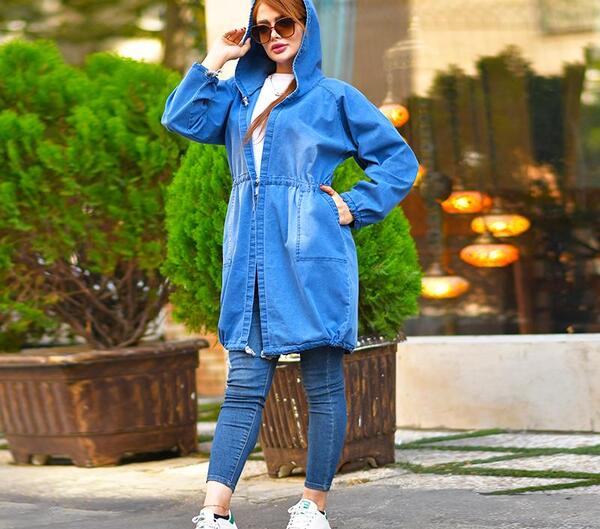 عکس مانتو لی کلاه دار جدید