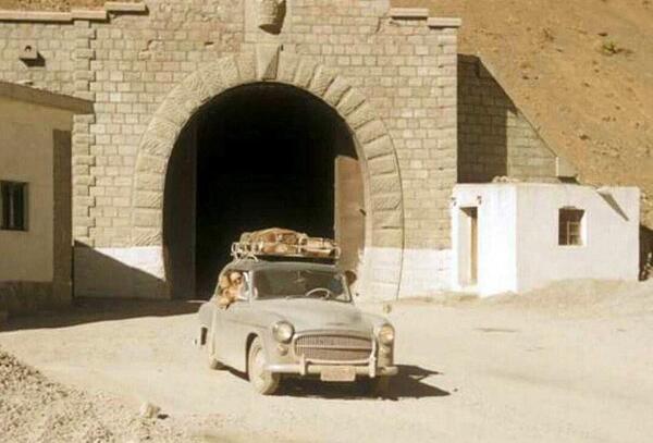 عکس رضا شاه تونل کندوان