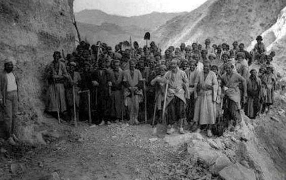 عکس رضا شاه تونل کندوان