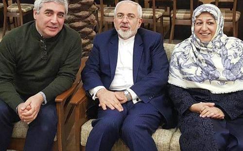 عکس خانوادگی ظریف وزیر امور خارجه