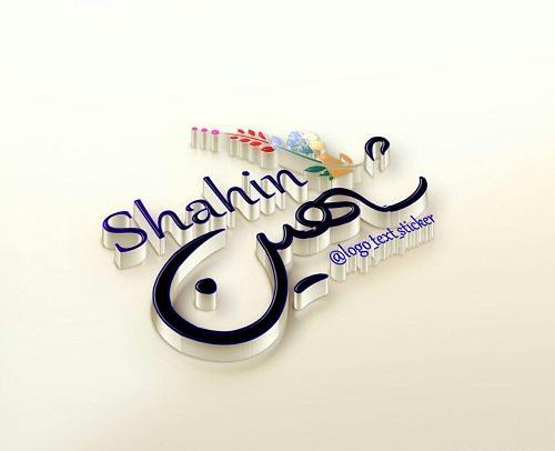 عکس نوشته اسم شاهین برای پروفایل