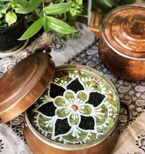 عکس های تزیین آش رشته