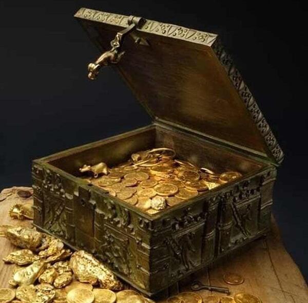عکس صندوق طلا