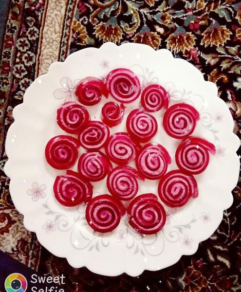 عکس ژله بستنی رولی