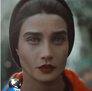 عکس تینا آخوند تبار و همسرش